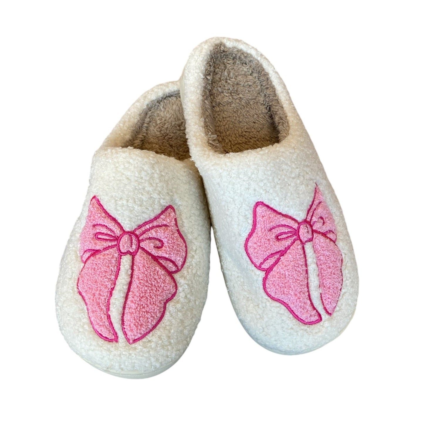 Ballet Pink Bow Slippers