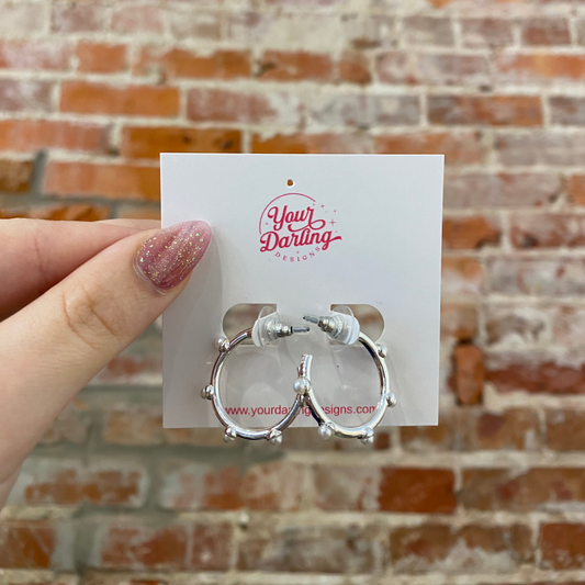 Diva Hoops in SIlver