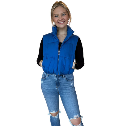 Cobalt Blue Puffer Vest