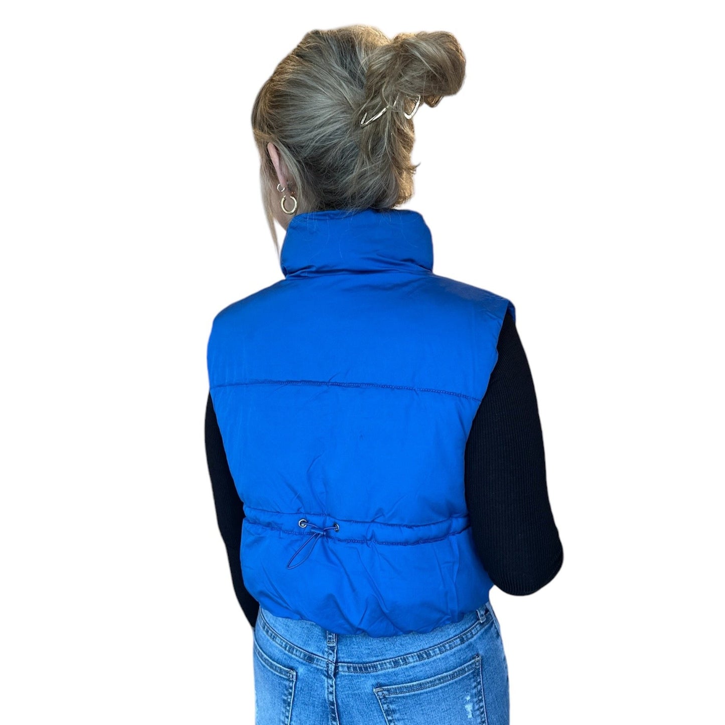 Cobalt Blue Puffer Vest