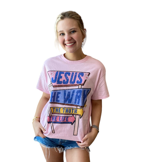 Jesus the Way Truth and Life Graphic Tee