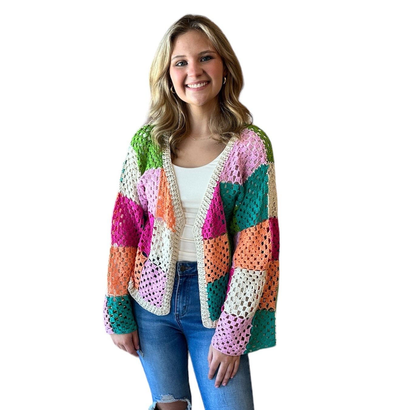 Kaleidoscope Crochet Cardigan