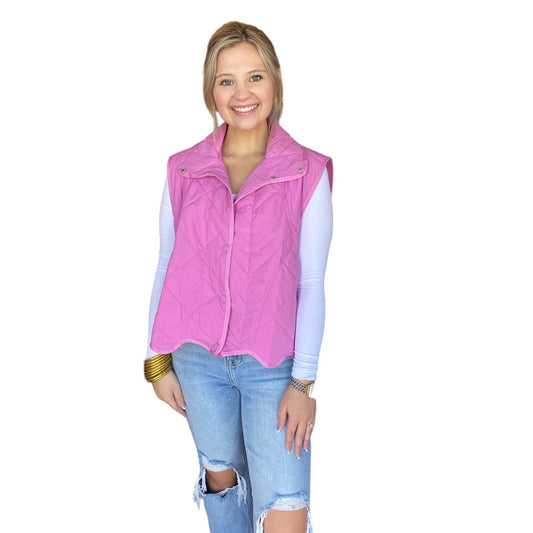 Bubble Gum Pink Vest